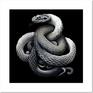 "The Enigma of the Dark and Twisty Snake" Posters and Art